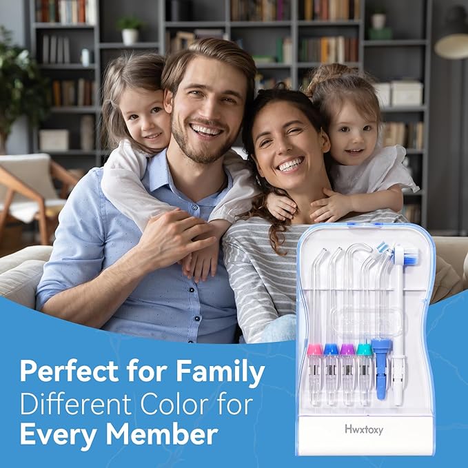 Replacement Tips for Waterpik Water Flosser Waterpik' Replacement Parts, Storage Case & AquaFlosser 6 Tips (Aquaflosser 6 Tips-A)