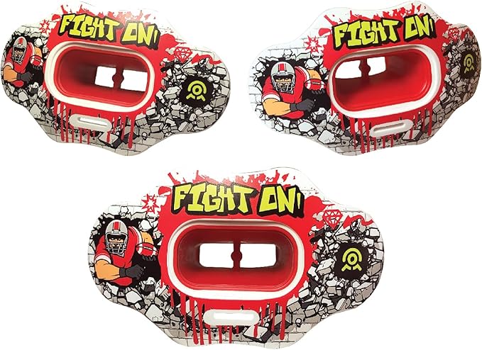 Football Mouth Guard Lip Guard MAXX/Might Football and High Impact Sports Lip Protector for Adults & Youth (Strap Included)