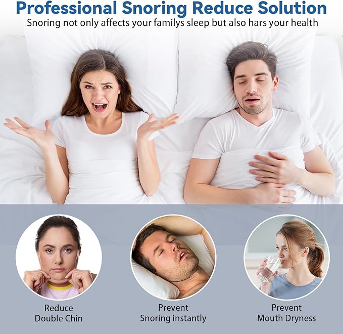 Chin Strap for Sleeping, Chin Strap for CPAP Users, Jaw Strap for Sleep Apnea, Adjustable & Breathable Chin Strap, Anti Snoring Devices,Snore Stopper for Men and Women, (Pink/M)