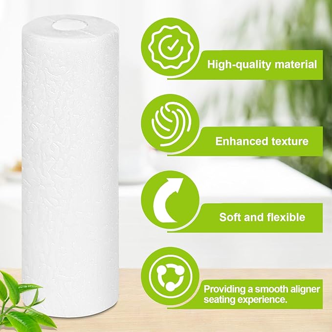 Invisalign Chewies, Chewies for Invisalign Aligners, Each Resealable Pouch Contains 2 Chewies and an Invisalign Remover Tool for Retainer and Orthodontic Care (Green Mint)