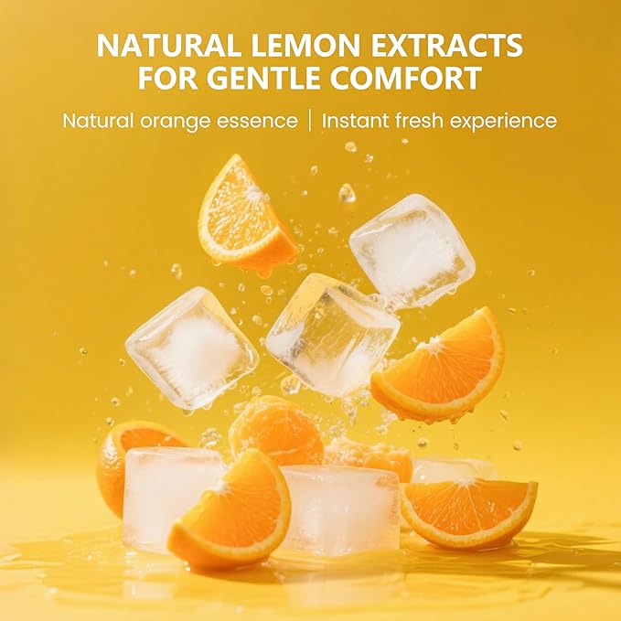 Oral Spray – Fresh Breath, Dual Cooling Experience & Convenient On-The-Go Design – Perfect for Freshening Breath Anywhere, Anytime (Orange, 2 Count)