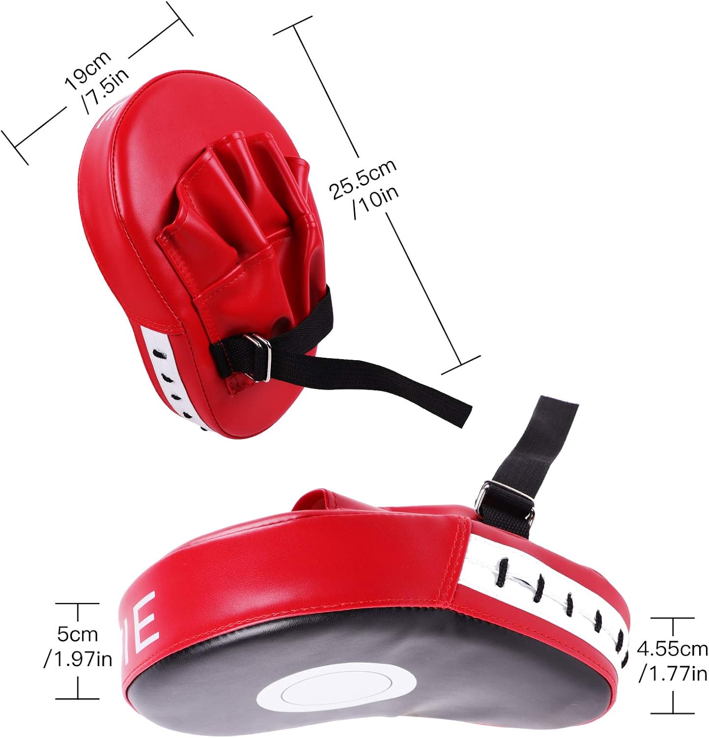 3 in 1 Boxing Training Equipment, Punching Mitts, Martial Arts Target Training Paddle and Kicking Pad for Kickboxing, Taekwondo, Karate, Muay Thai, Dojo, MMA, Sparring for Kids, Toddler, Women