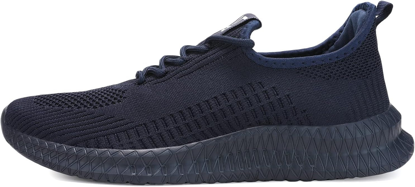 LCGJR Men's Running Shoes Ultra Lightweight Breathable Comfortable Walking Shoes Casual Fashion Sneakers Mesh Workout Shoes
