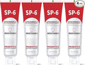 SP-6 Probiotic Whitening Toothpaste, Enhanced Formula with 6 Probiotics for Teeth Whitening and Gum Health, Enamel-Safe, Fluoride-Free, Fresh Mint Flavor, 4.6oz (4)