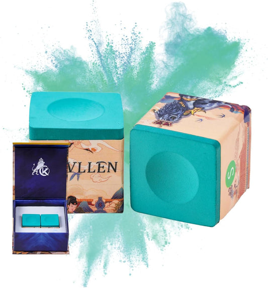 KONLLEN Pool Cue Chalk Nano Technology Billiard Chalk for Professional Tournament Dedicated Pool Chalk (Outstanding Performance, Durable)