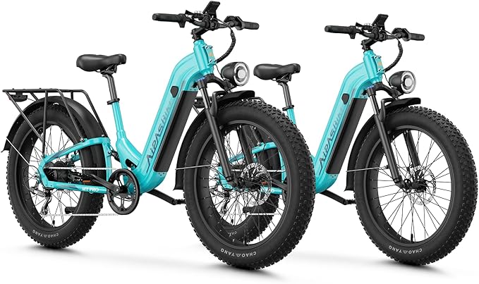 M1 Pro Electric Bike, 1800W Peak Motor Electric Bike for Adults, 48V 17.5Ah, 26'' x 4.0'' Fat Tire Electric Mountain Bike, Ebike with 85 Miles, 36MPH, 7 Speed 110Nm and Dual Suspension