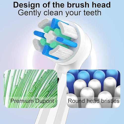 12pcs Replacement Heads Compatible with Oral B iO 3 4 5 6 7 8 9 10 Series Electric Toothbrush,Toothbrush Heads Compatible with Oral B iO Replacement Heads, Medium Bristles for Effective Cleaning,White