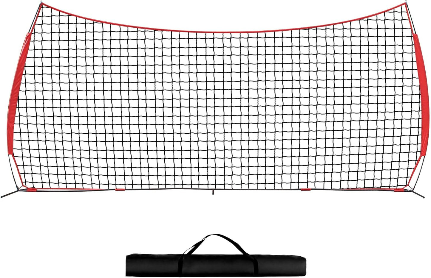 7x7ft/12x9ft/16x10ft/20x10ft Barricade Backstop Net, Sports Barrier Net, Multi-Sport Net with Carry Bag, Protective Screen for Practice- Baseball, Softball, Lacrosse, Soccer, Basketball, Tennis