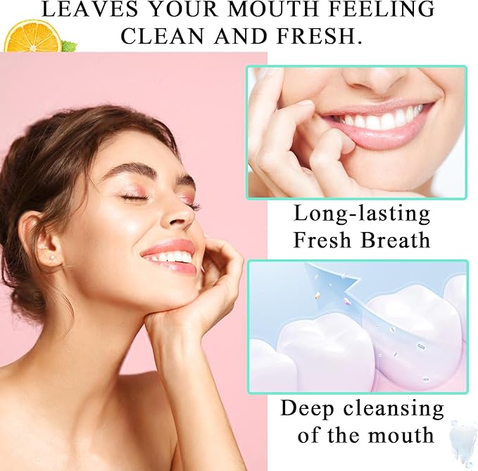 Travel Size Mouthwash,Mini Mouthwash Travel Size Bulk Portable Mouth Wash Set,Individual Small Travel Mouth Wash Packets for Fresh Breath(Pack of 60) I