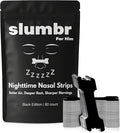 Nasal Strips for Breathing (60 Count) – Extra-Strength Grid Adhesive – Built for Nighttime Comfort, Clear Breathing & Consistent Sleep Routines (for Him - Black)