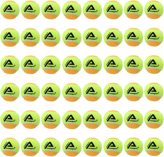 LITIAN Kids Tennis Balls – 50% 75% Low Compression Red Orange Balls with Durable Felt – Softer Than Regular Tennis Balls, Great for Youth Training & Dog Play (12 & 30 Pack)