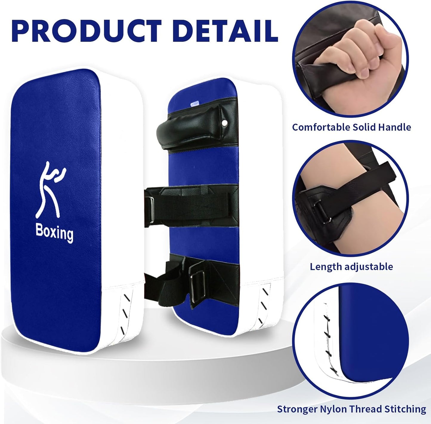 LuiceABC One Karate Taekwondo Boxing Kick Punch Adjustable Soft Shield Durable Training Pad for Boxing, Training and Protecting Your Palm, Wrist and Decreasing The Shock