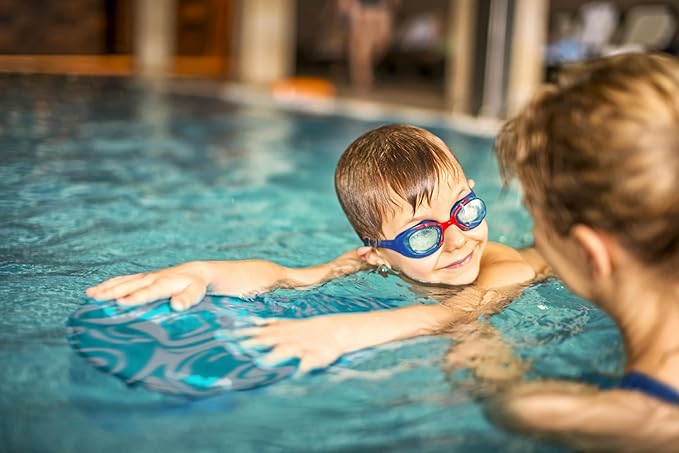 Junior Kickboard Buoy for Youth Children & Toddlers Swimming Aid & Exercise Training Board for Kids to Learn to Swim with Kick Boards in Pool BPA Free