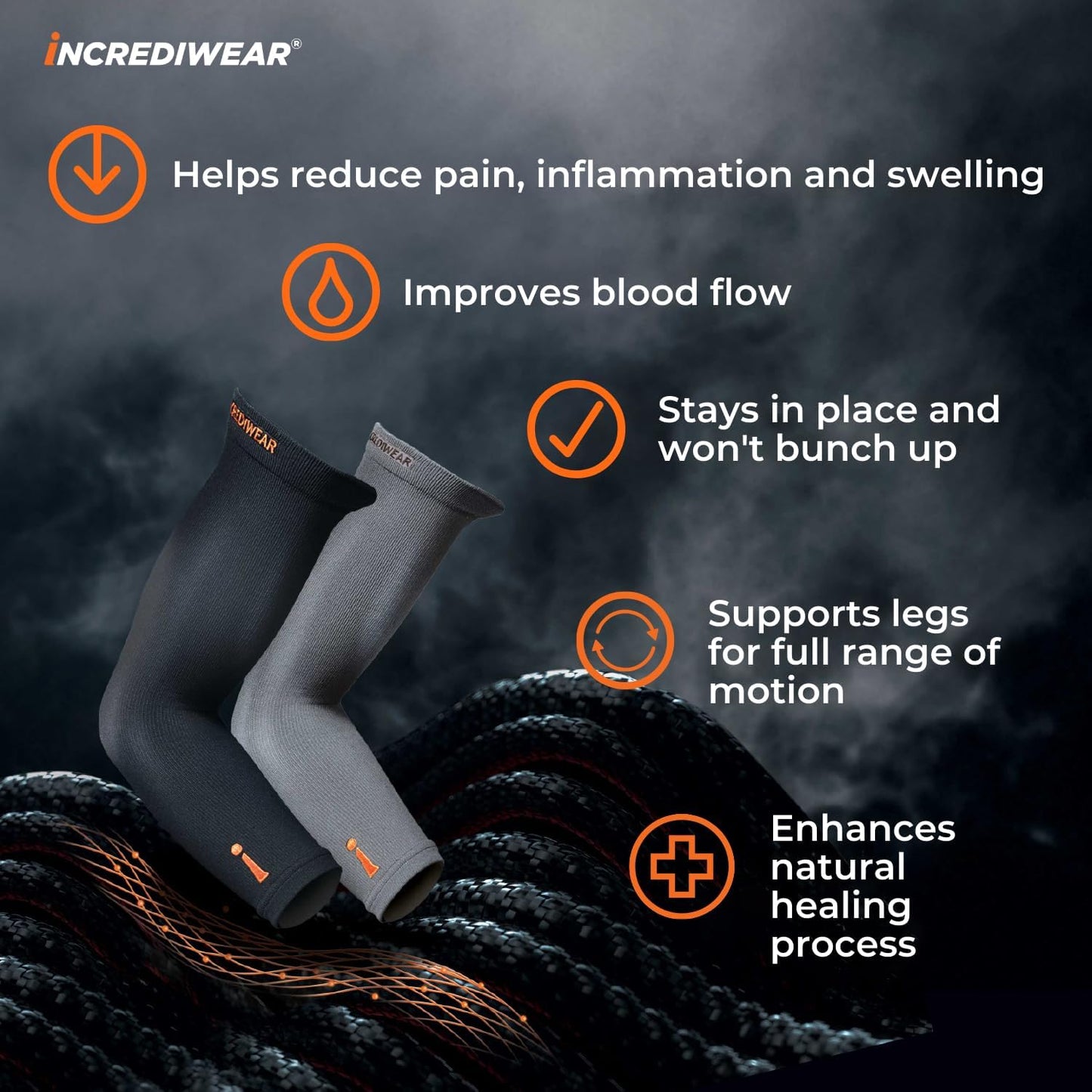 Incrediwear Arm Sleeve – Arm Sleeves For Men and Women to Help with Muscle Pain, Relief & Recovery, Perfect for Working Out