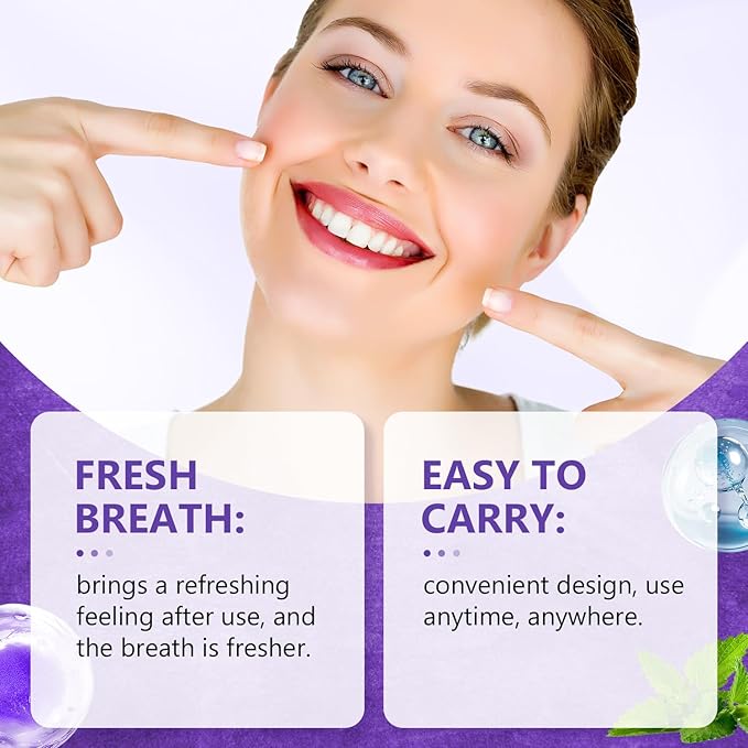 Probiotic Oral Spray for Long-Lasting Freshness, Alcohol-Free Oral Spray with Probiotics for Breath Care, Promotes Oral Health, Convenient Travel-Sized Breath Spray (20 ml / 0.68 oz)