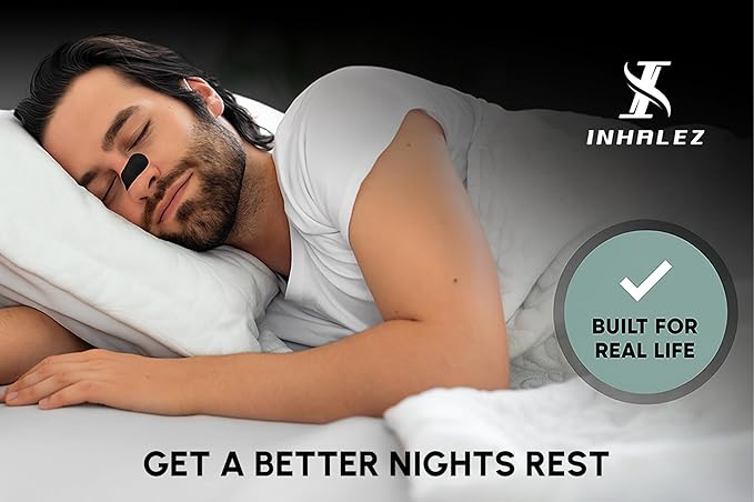 Performance Nasal Strips for Breathing | Nose Strips for Breathing | 30 Count Pack | Oil & Sweat Proof Adhesive | Nasal Stips for Sleeping | Extra Strength Adhesive | Fits All Size |