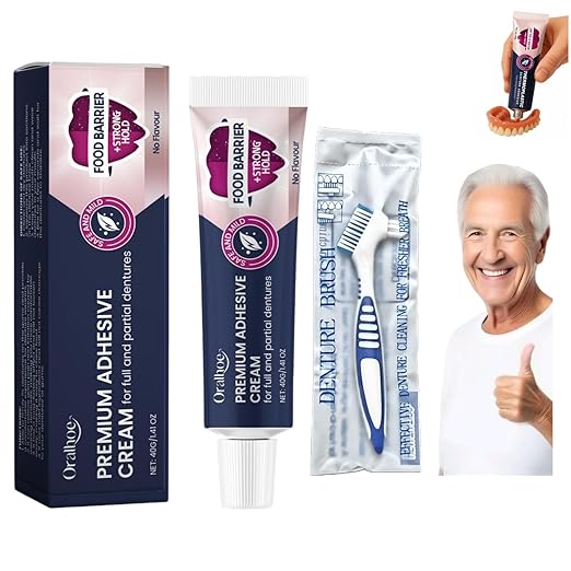 Thermoplastic Denture Adhesive,Lasts for 4 Days Give a Brush (1)