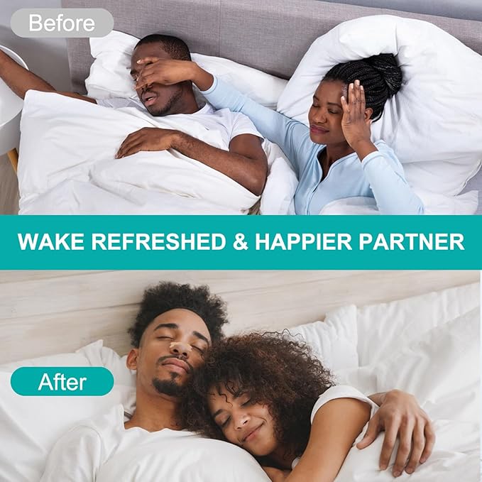 MQ 100ct Nasal Strips for Snoring Mint Scent Nose Strips for Breathing Extra Strength Snore Strips to Open Nasal Passages, Relieve Nasal Congestion