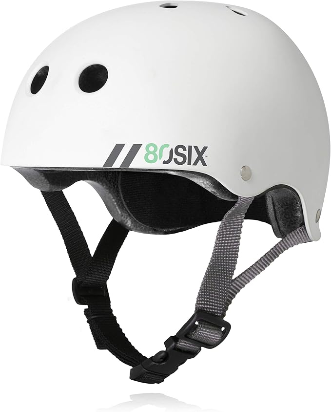 80SIX Triple Certified Multisport Helmet - Ideal for Bike, Scooter, Skateboard, Roller Skate and Inline Skate