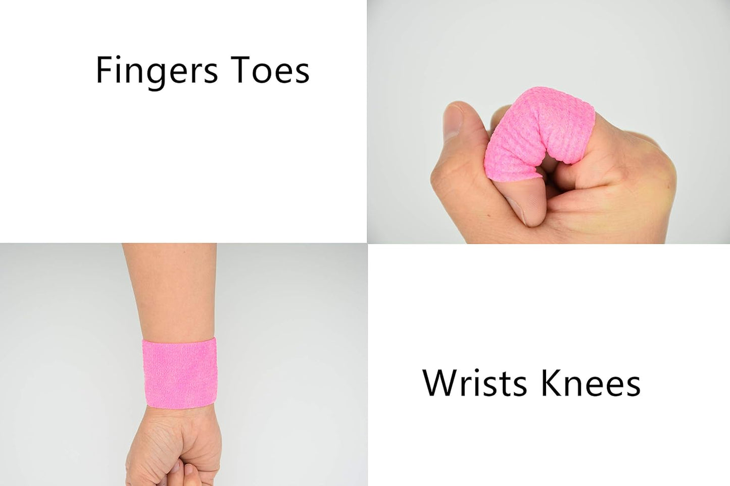 15 Pack Cohesive Wrap 2 Inches x 5 Yards Self Adherent Vet Tape for Pets, Elastic Self Adhesive Bandage Wrap for Sports, Finger, Wrist, Ankle (15 Colors)