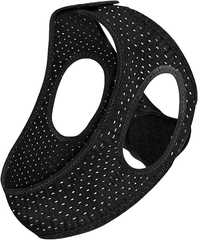 2 Pack Anti Snore Chin Strap for Sleeping，Jaw Tape Mouth Snoring Sleep Devices Stopper Cpap Users Breathing Head Mouthpiece Solution to Keep Closed Mandibular Advancement Reducing for Men Women