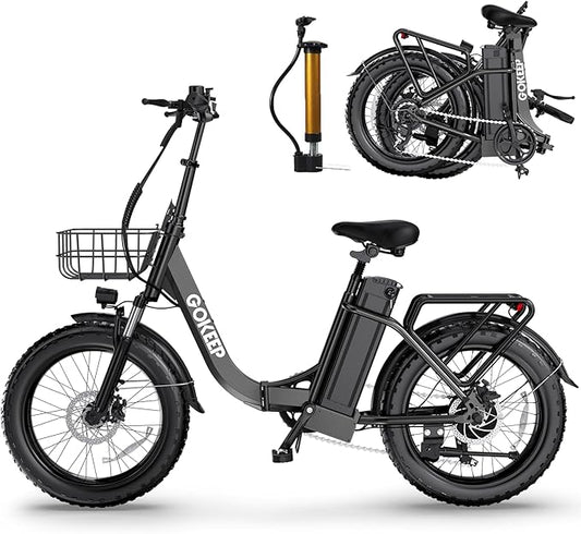 L20A Electric Bike for Adults – Rated 750W Fat Tire E-Bike with 52V 13Ah Battery, IPX65 Waterproof, Foldable Frame, and Advanced Safety Features