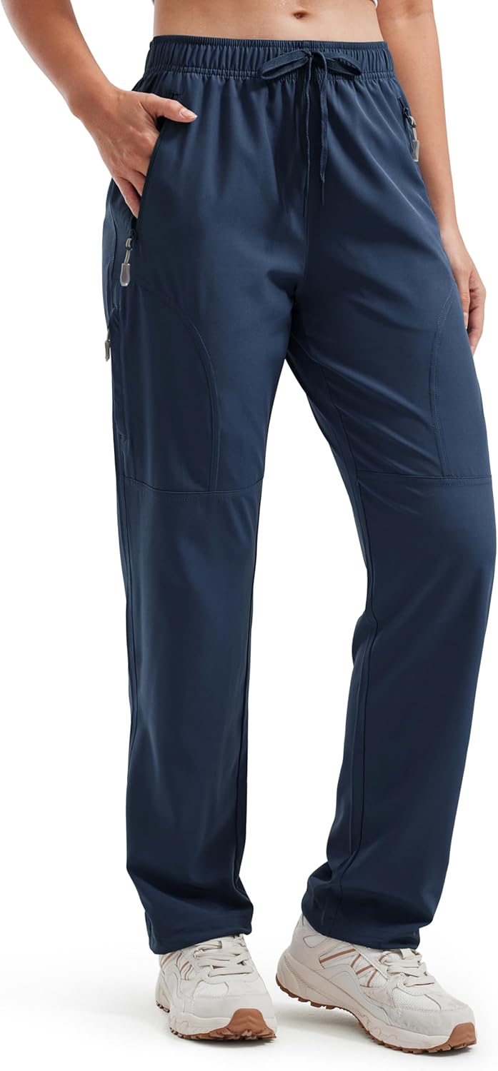 Libin Women's Hiking Pants Lightweight Quick Dry Cargo Pants Casual Safari Work Travel Clothes Petite/Regular/Tall