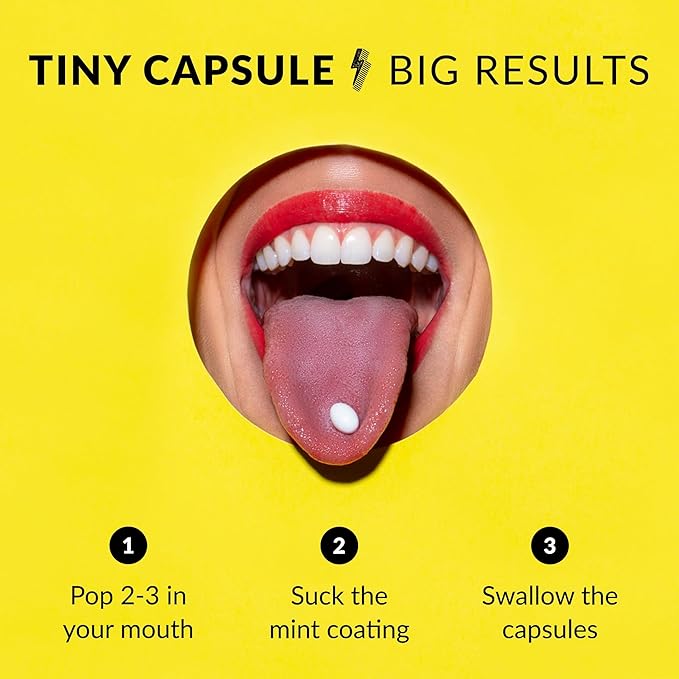 Zelmin's Minty Mouth Breath Freshener - (1 Pack) Long Lasting Bad Breath Treatment for Adults, Instant Freshness Helps with Dry Mouth, Natural Breath Mints for Travel, Alcohol-Free, Keto, Gluten-Free