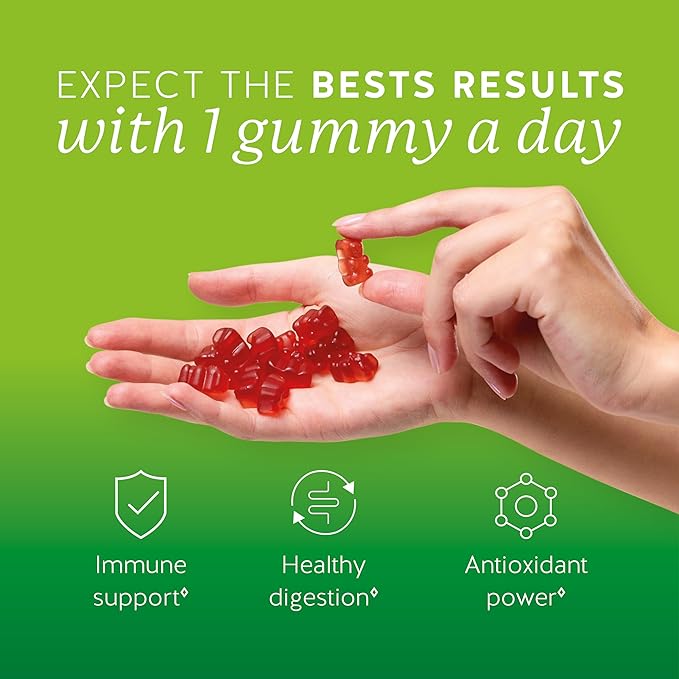 Apple Cider Vinegar Gummy Bears - Metabolism Booster Complex with Vitamin B6, B12, Iodine, Folic Acid - Well-Being & detoxification - Vegan - Balanced Gut (30 Gummies)