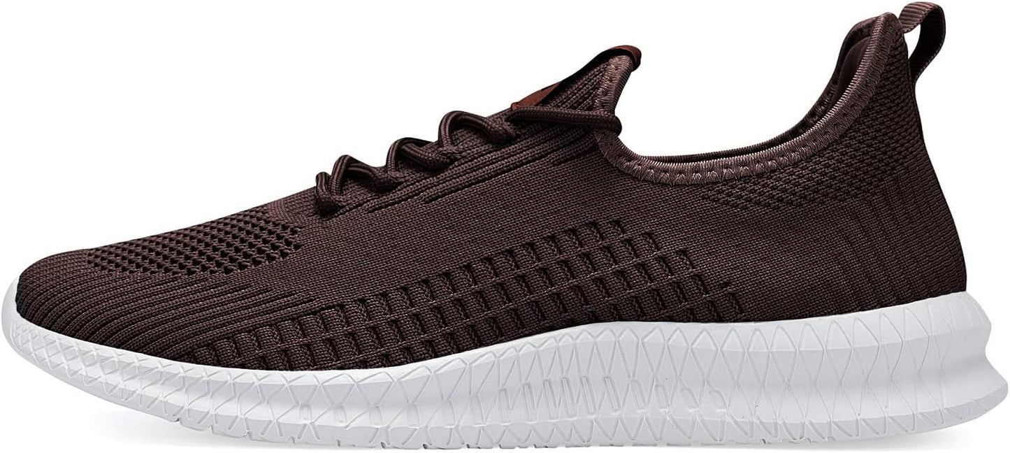 LCGJR Men's Running Shoes Ultra Lightweight Breathable Comfortable Walking Shoes Casual Fashion Sneakers Mesh Workout Shoes