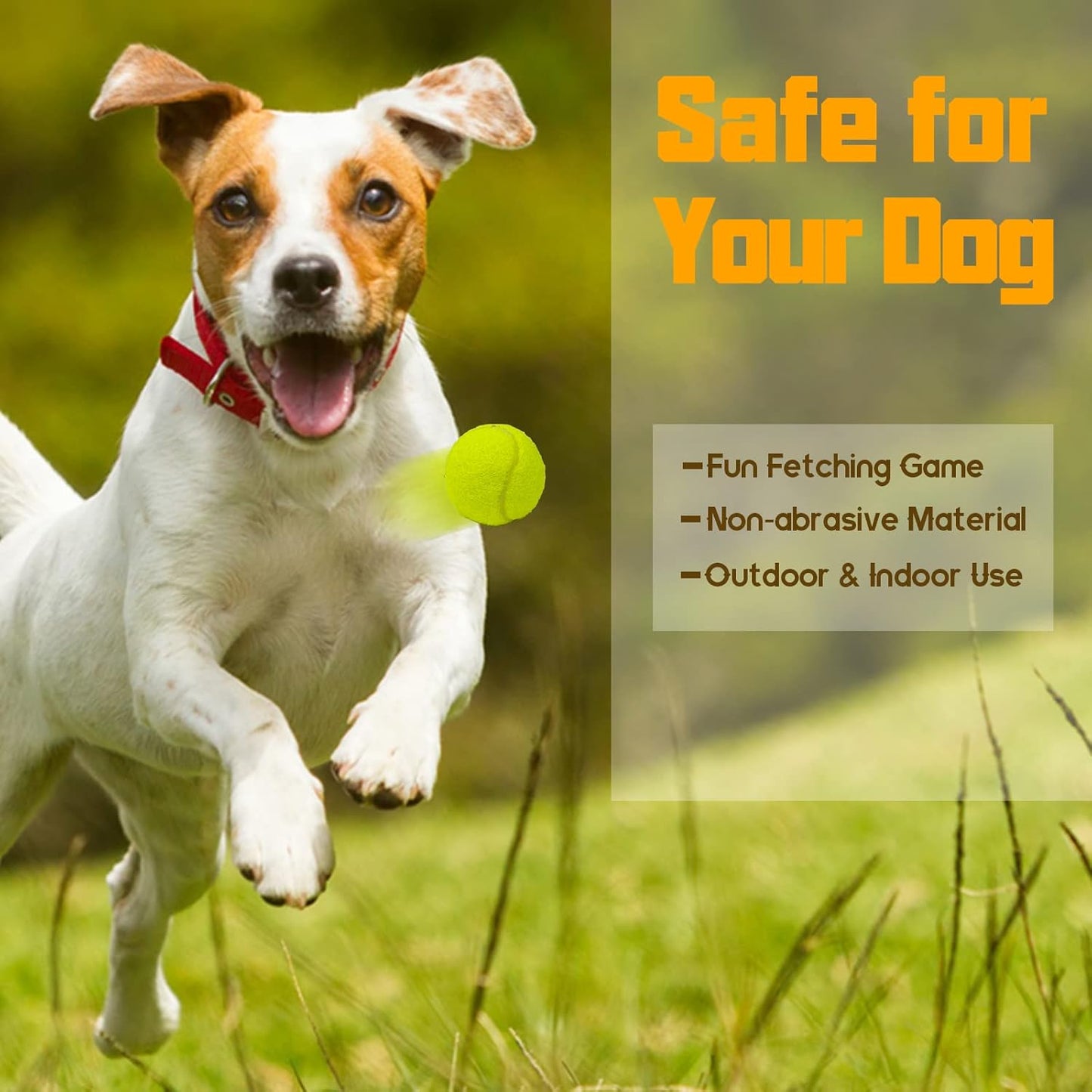 2 inch Dog Training Tennis Balls and Rubber Balls, Interactive Dog Playing Balls Dog Toy Balls Chew Toys for Small Medium Size Dogs Playing Fetching (16 Pack)