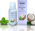 Coconut Mint Pulling Oil for Teeth 150 ml, Coconut Mint Mouthwash for Teeth and Gums, Pulling Oil for Mouth Gum Health, Pulling Oil Coconut and Mint for Teeth Whitening