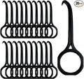 20PCS Aligner Removal Tool,Black Clear Aligner RemoverTools for Invisalign Removable Retainers, Aligners,Braces Removal Kit