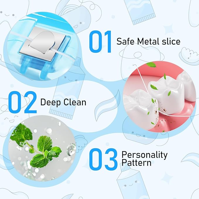 42Pack Dental Floss Bulk 50m Each Mint Travel Dental Floss, Mint Waxed Mini Travel Size Tooth Flosses Picks Pack Individually Wrapped for Oral Care Teeth and Gum Protection, Multicolor