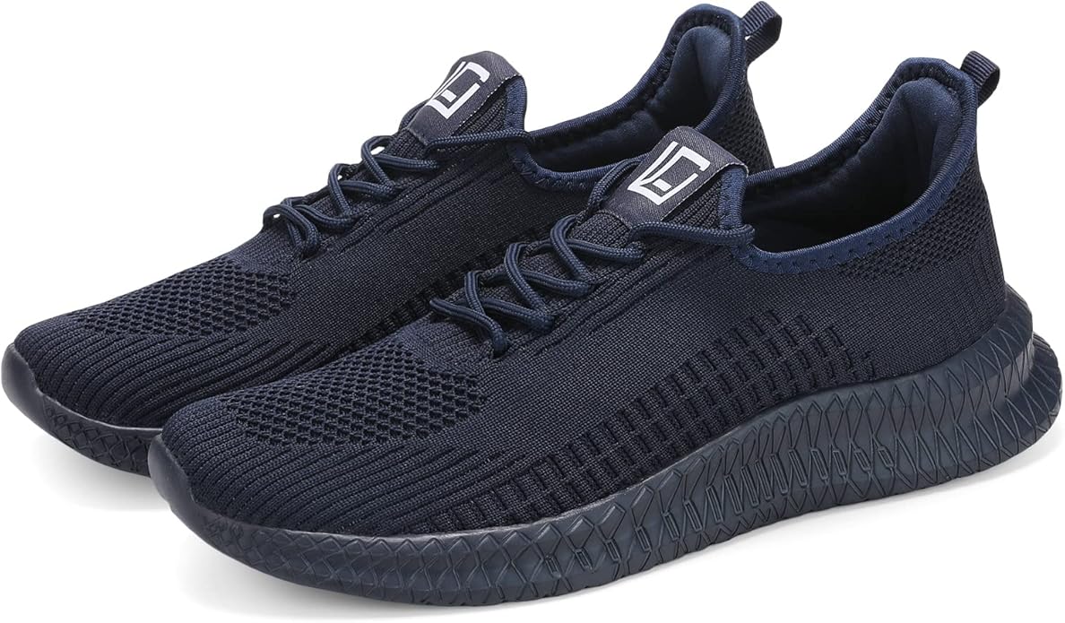 LCGJR Men's Running Shoes Ultra Lightweight Breathable Comfortable Walking Shoes Casual Fashion Sneakers Mesh Workout Shoes