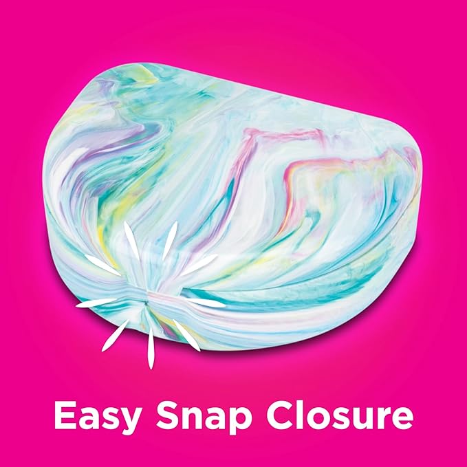 Practicon Vibrant Marble Retainer Cases, Clear Aligner Case, Dental Orthodontic Retainer Boxes, Mouth Guard Holder, 6 Pack