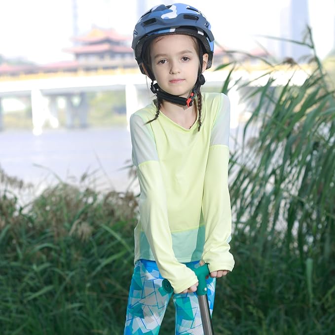 Kids Bike Helmet,Bavilk Kids Boys Girls Bike Helmets with LED Light Detachable Visor Children Youth Teen Multi-Sport for Skating Cycling Scooter Skateboard Adjustable & Lightweight 19.7"-22.4"