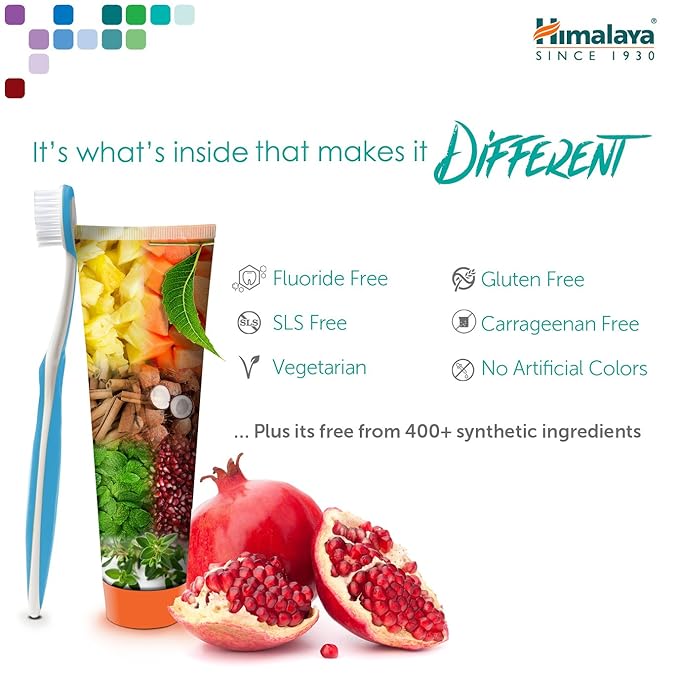 Himalaya Botanique Complete Care Toothpaste, Spearmint Flavor, Fights Plaque, Freshens Breath, Fluoride Free, No Artificial Flavors, SLS Free, Cruelty Free, Foaming, 5.29 Oz, 1 Pack