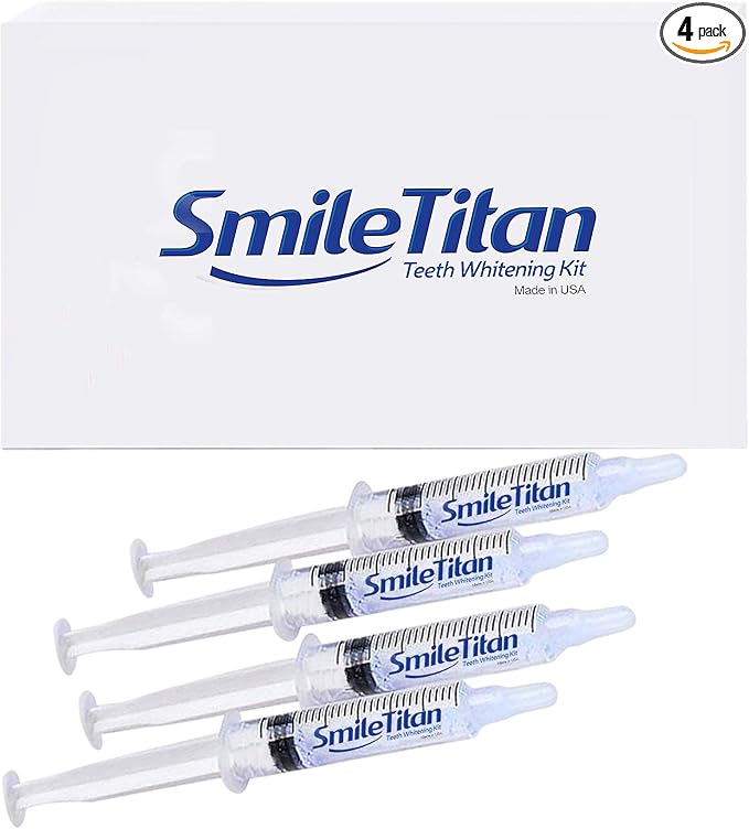 Teeth Whitening Gel Refill 4X Syringes 44% Carbamide Peroxide