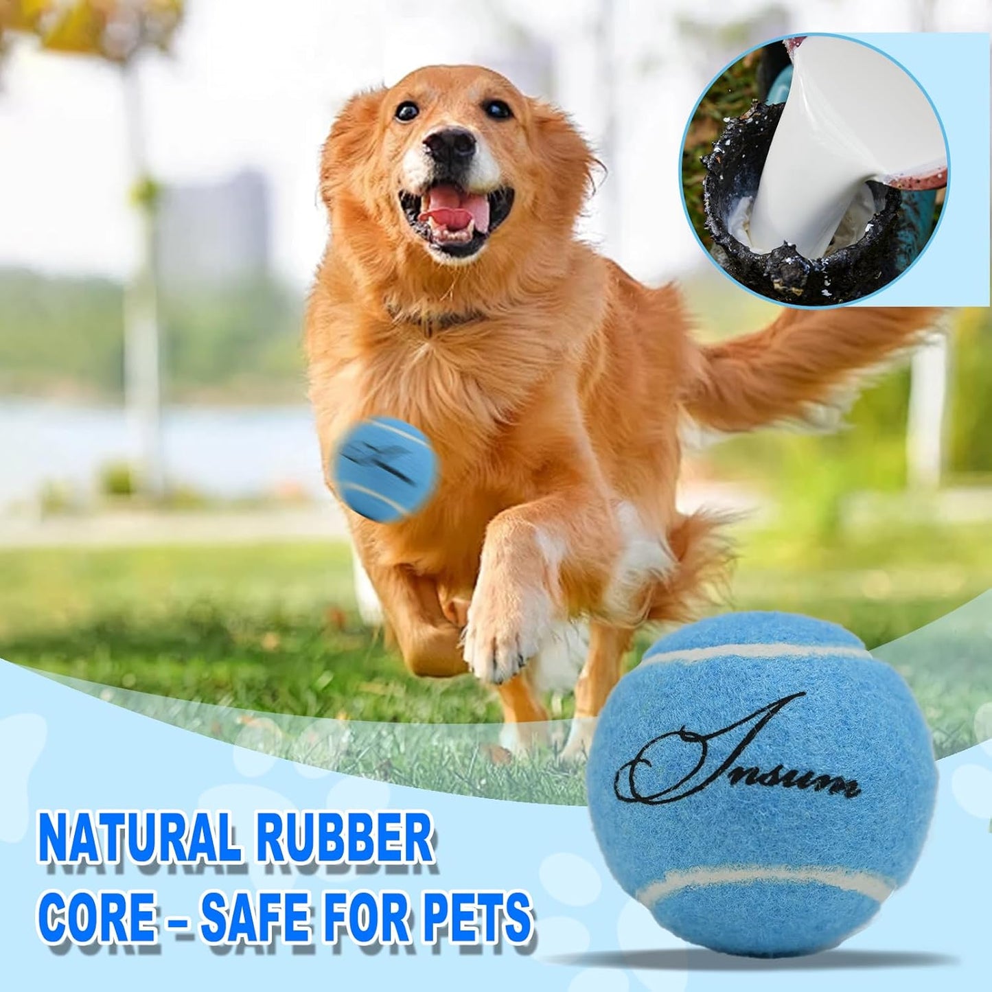 LITIAN 12 Pack Practice Tennis Balls for Beginners – High Elasticity Bulk Tennis Balls for Dog Training, Fetch & Play, with Mesh Carry Bag