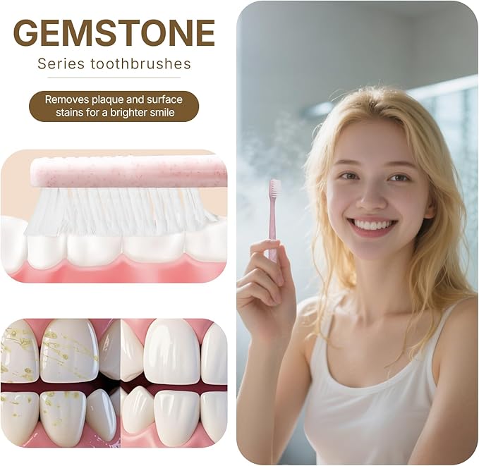 100 Pack Premium Disposable Toothbrush with Tongue Scraper – Individually Wrapped Bulk Travel Toothbrushes, Soft Bristles for Guests, Hotel, Vacation Rental, Home & On The Go,4 Colors