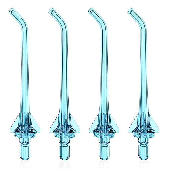 Replacement Heads for COSLUS Water Dental Flosser, Water Flosser Replacement Tips Only Compatible COSLUS C20 (F5020E), E40 (WFP14), C31 (F5023), C50, and C51 Water Flosser（Blue）