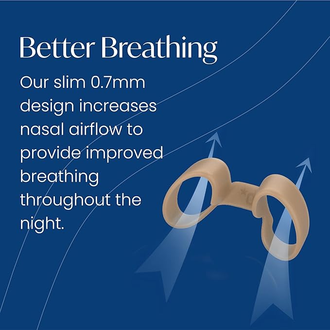Soft Nasal Dilators for Sleeping (Relax Neutral) - Snoring Support & Breathing Aid (Gentle, Invisible Fit) – Promotes Easier Breathing (Small)