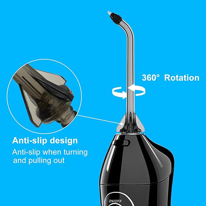 Replacement Head for COSLUS Water Flosser, Replacement Periodontal/Pocket Tips Oral Irrigator Jet Tip Only Compatible COSLUS C20 (F5020E), E40 (WFP14), C31 (F5023), C50, and C51 Water Flosser