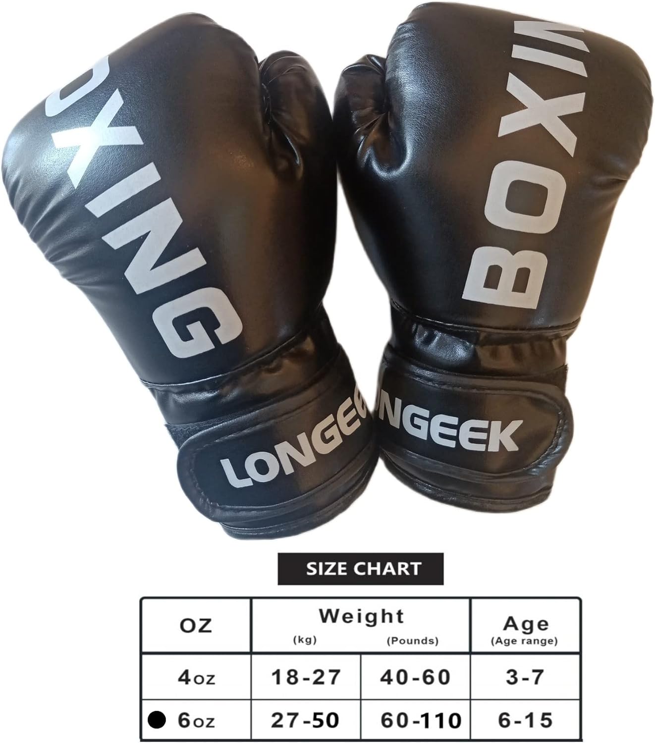 Longeek 4/6oz Kids Boxing Gloves,Training Gloves,Bag Gloves,Fight Gloves for 3-15 Years Childrens