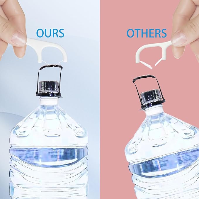 Travel Floss Picks,Best Dental Flossers for Super Clean Teeth,310 Count Portable Travel Flossers with Pink Refillable Ultra Small Dental Floss Picks Case,Pocket Toothpicks Sticks(Pink)