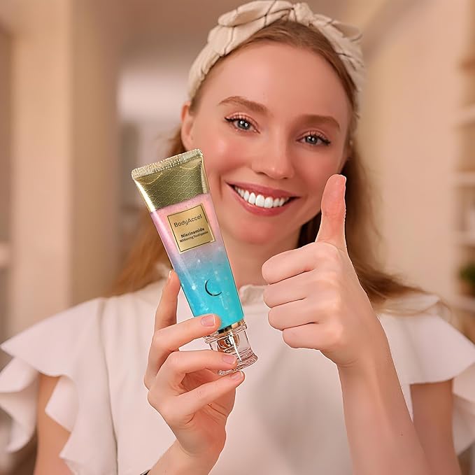 BodyAccel Niacinamide Whitening Toothpaste – Natural Whitening Toothpaste with Niacinamide, Gentle Formula for Brighter Teeth & Fresh Breath, 2-Pack (2)