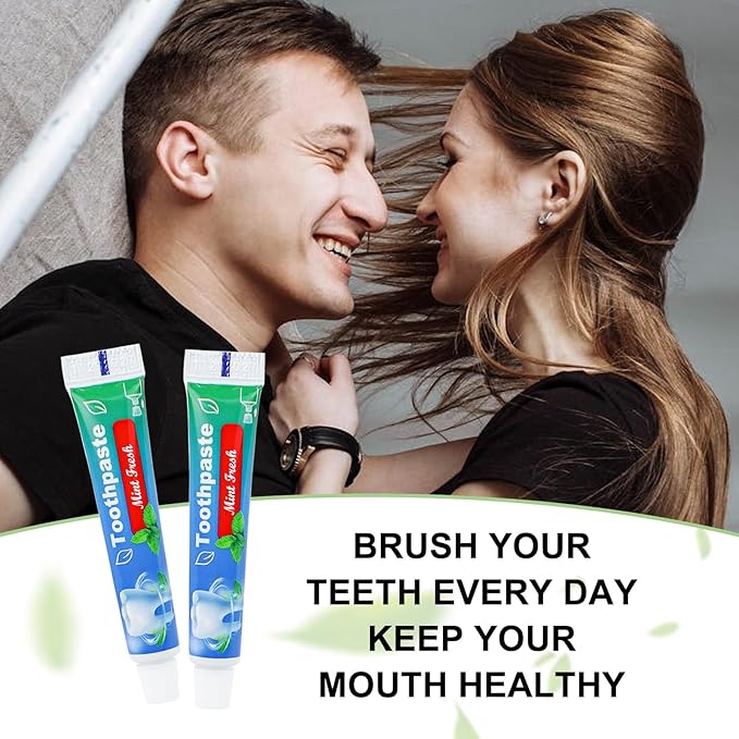 0.35 oz Bulk Travel Size Toothpaste,100 Tubes 10 Grams Extra Small Toothpastes Travel Size Bulk 0.8x3.5 inches Mint Flavor Mini Disposable Toothpaste for Hotel,Guests,Homeless,Office