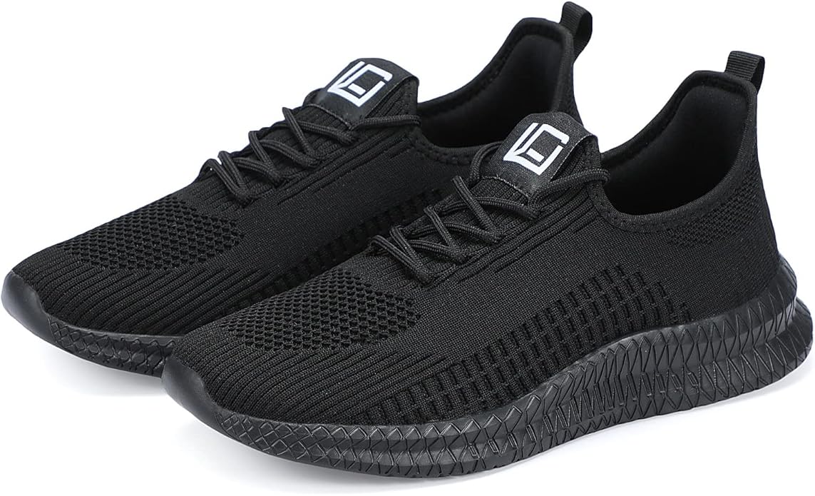 LCGJR Men's Running Shoes Ultra Lightweight Breathable Comfortable Walking Shoes Casual Fashion Sneakers Mesh Workout Shoes