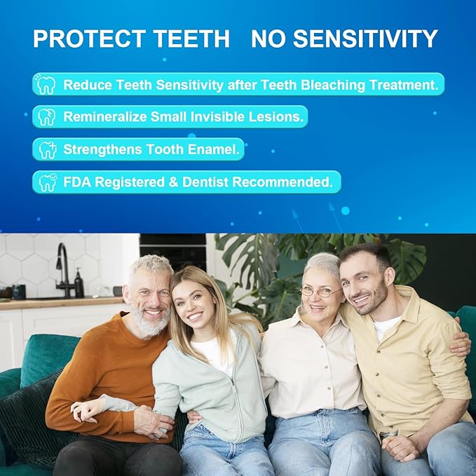 MySmile Remineralization Gel, Remineralizing Gel for Reduce Teeth Sensitivity After Teeth Whitening, Teeth Desensitizing Gel, Strengthen Tooth Enamel, Great for Sensitivity Treatment, 3ML*3PCS